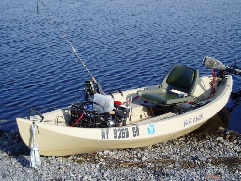 a set up complete with all of the best kayak fishing accessories