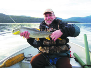 fly fishing for lake trout